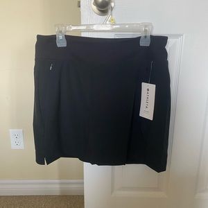 Athleta black skort size 12